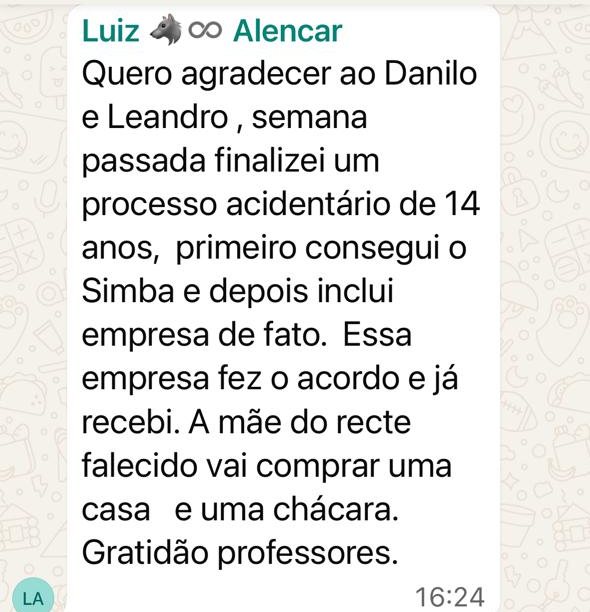 Execução acidentária de 14 anos resolvida